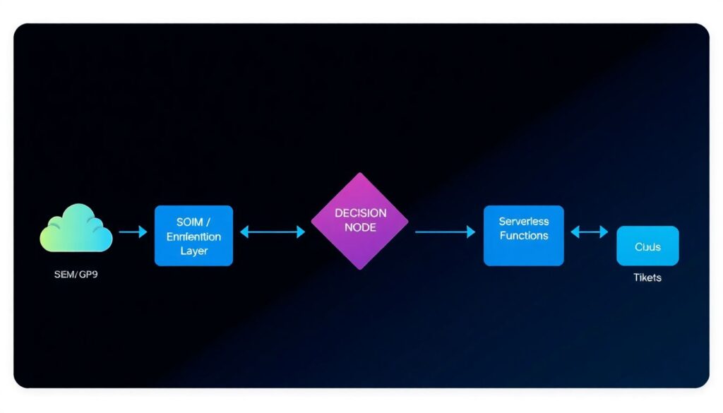 Automação de resposta a incidentes em cloud usando SOAR, Lambda/Functions e infraestrutura como código - иллюстрация