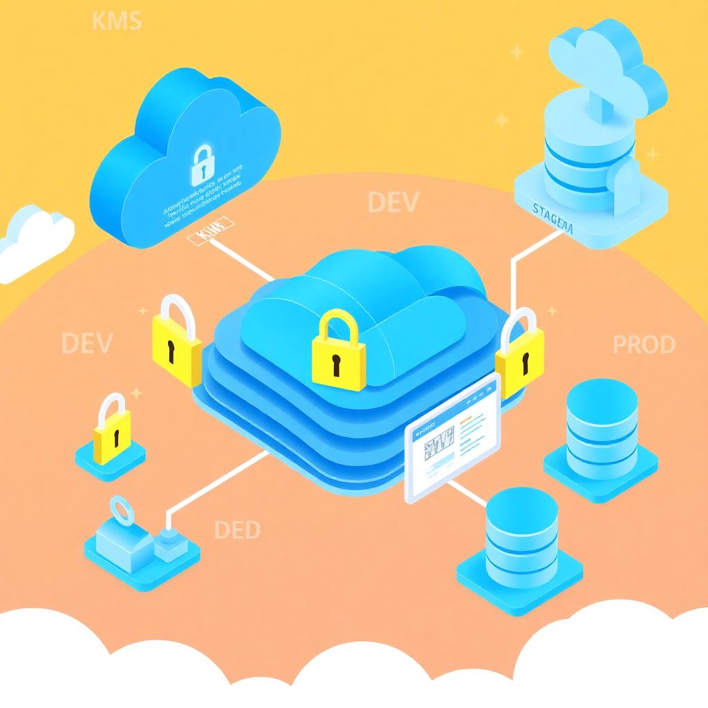 Cloud sensitive data protection with encryption, tokenization and secure Kms