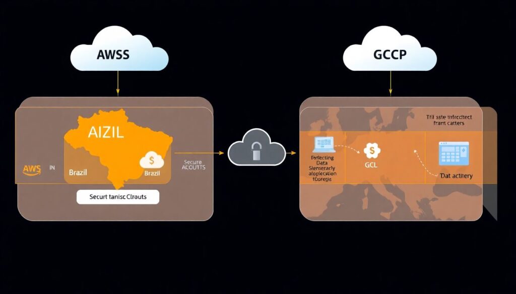 Compliance em cloud (LGPD, GDPR, ISO 27001): como alinhar segurança, privacidade e requisitos regulatórios - иллюстрация