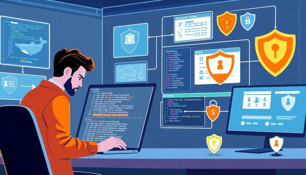 Segurança em containers: da imagem à produção – scanners, políticas e runtime protection - иллюстрация