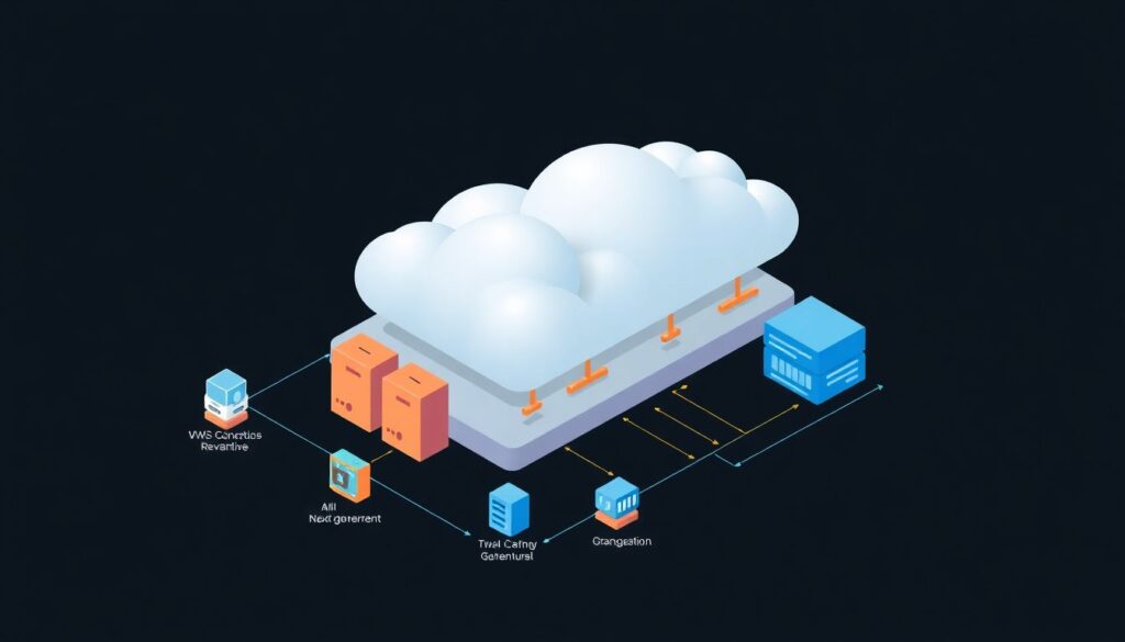 Como projetar uma arquitetura de rede segura na nuvem: segmentação, microsegmentação e controle de tráfego leste-oeste - иллюстрация