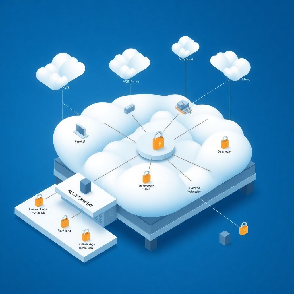 Secure cloud network architecture design with segmentation and east-west traffic control
