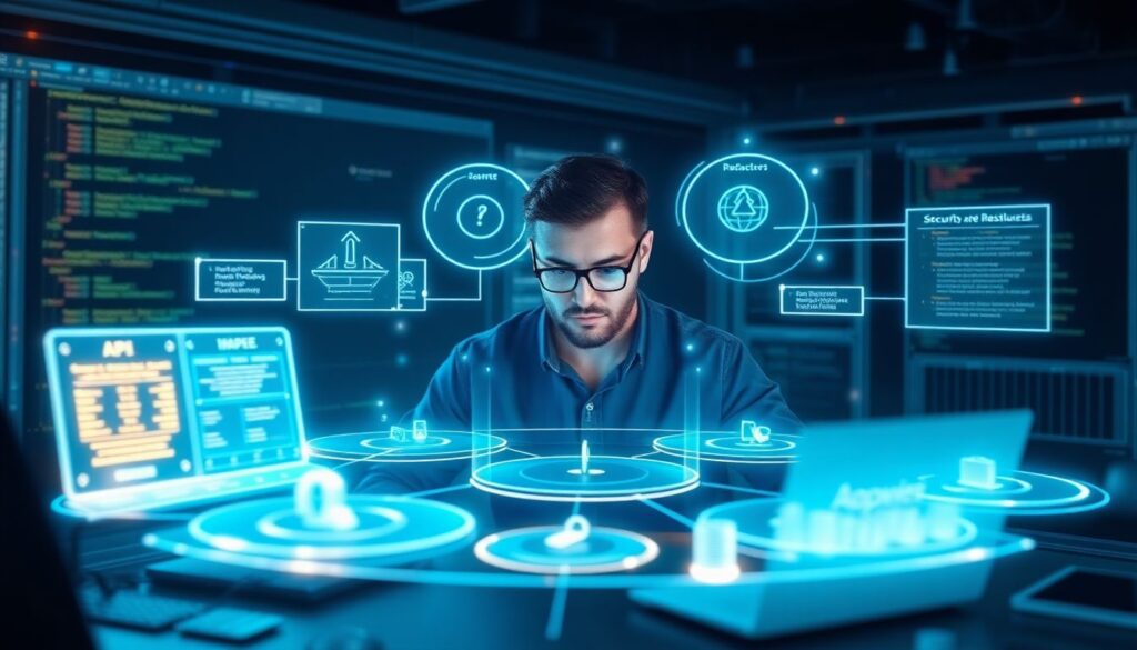 Segurança de APIs em arquiteturas cloud-native: autenticação, autorização, rate limiting e logging seguro - иллюстрация