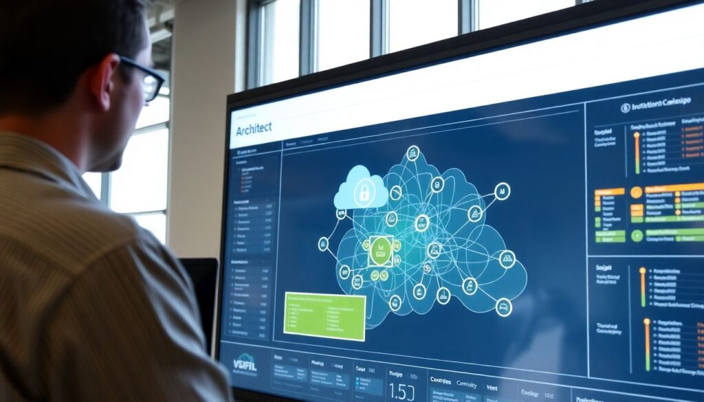 Arquitetura de segurança em múltiplas nuvens: melhores práticas para ambientes híbridos e multi-cloud - иллюстрация