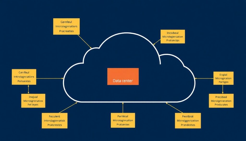 Manual de segmentação de rede e microsegmentação em nuvem para reduzir superfície de ataque - иллюстрация