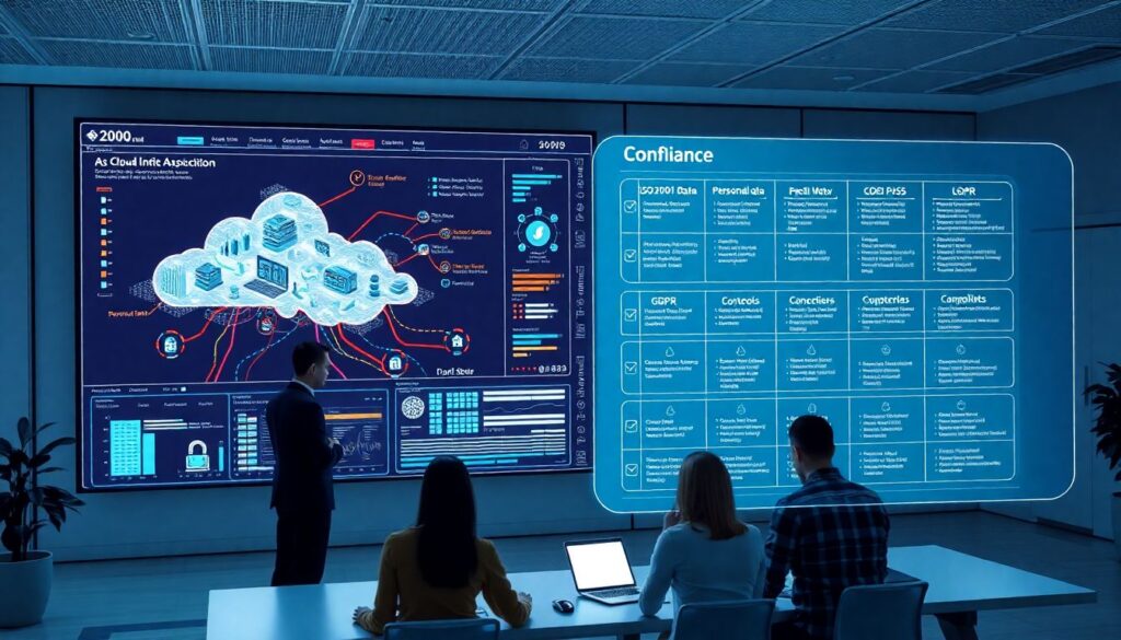 Monitoramento contínuo de conformidade em cloud: práticas para LGPD, GDPR, PCI-DSS e ISO 27001 - иллюстрация