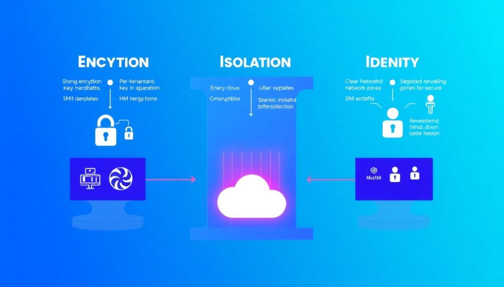 Boas práticas para proteção de dados sensíveis em serviços de banco de dados gerenciados (RDS, Cloud SQL, Cosmos DB) - иллюстрация