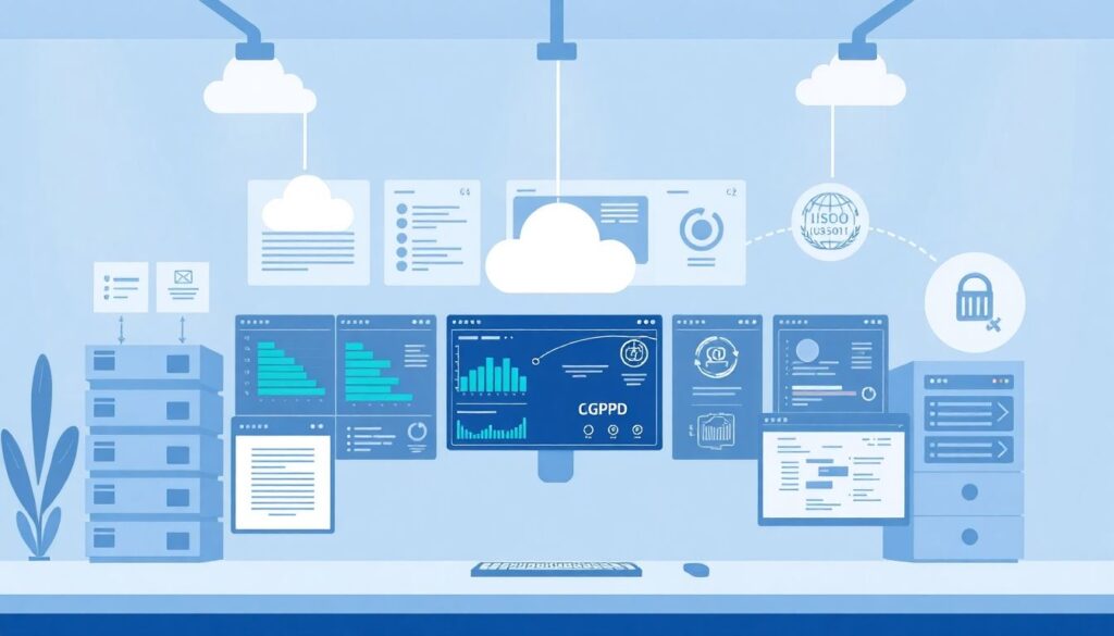 Como preparar sua cloud para auditorias de compliance (LGPD, GDPR, ISO 27001, PCI-DSS) - иллюстрация