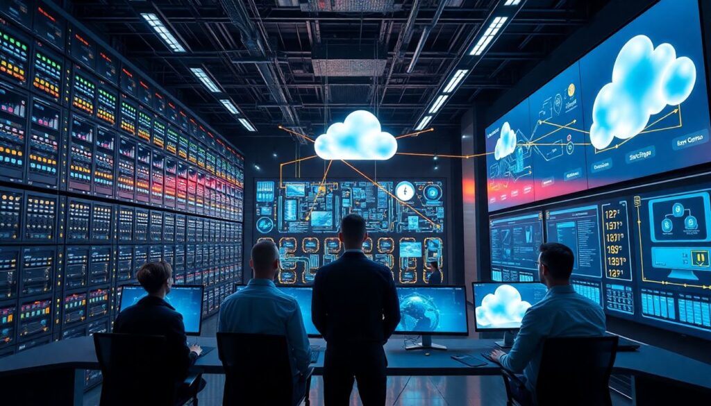 Estratégias de segmentação e microsegmentação em redes cloud híbridas - иллюстрация