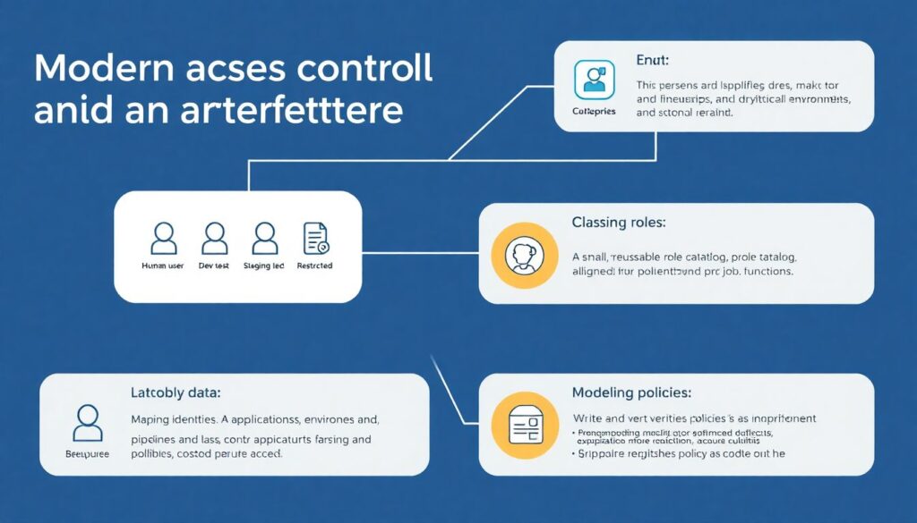 Gestão de identidades e acessos (IAM) em cloud: desenho de papéis, políticas e least privilege - иллюстрация
