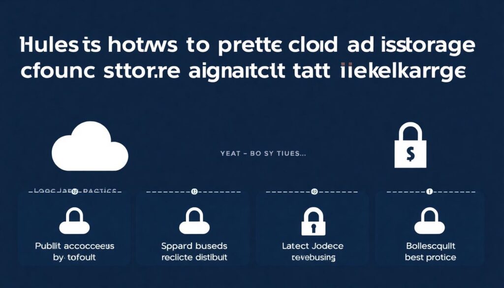 Guia de configuração segura de buckets e storages em cloud para evitar vazamento de dados - иллюстрация