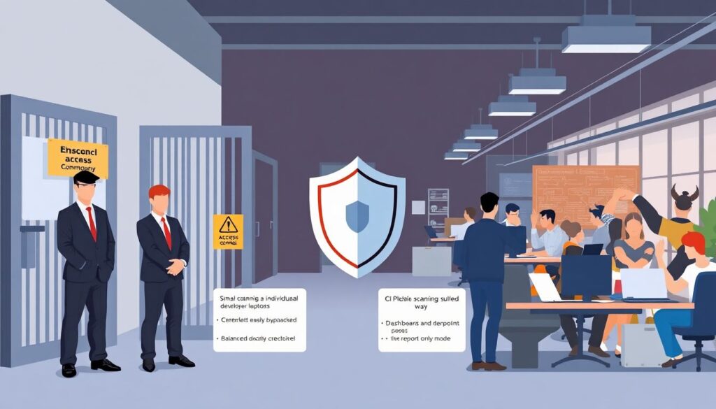 Análise de vulnerabilidades em containers e imagens: integração de scanners de segurança em registries cloud - иллюстрация