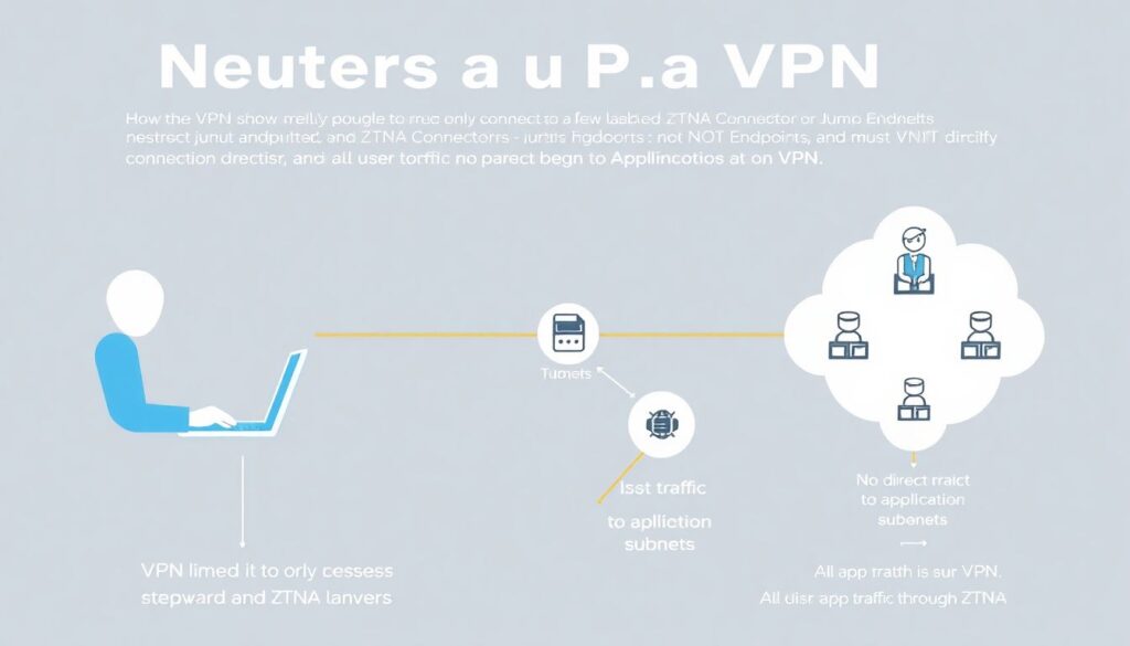 Segurança em acesso remoto à infraestrutura cloud: VPN, ZTNA e identidade federada - иллюстрация