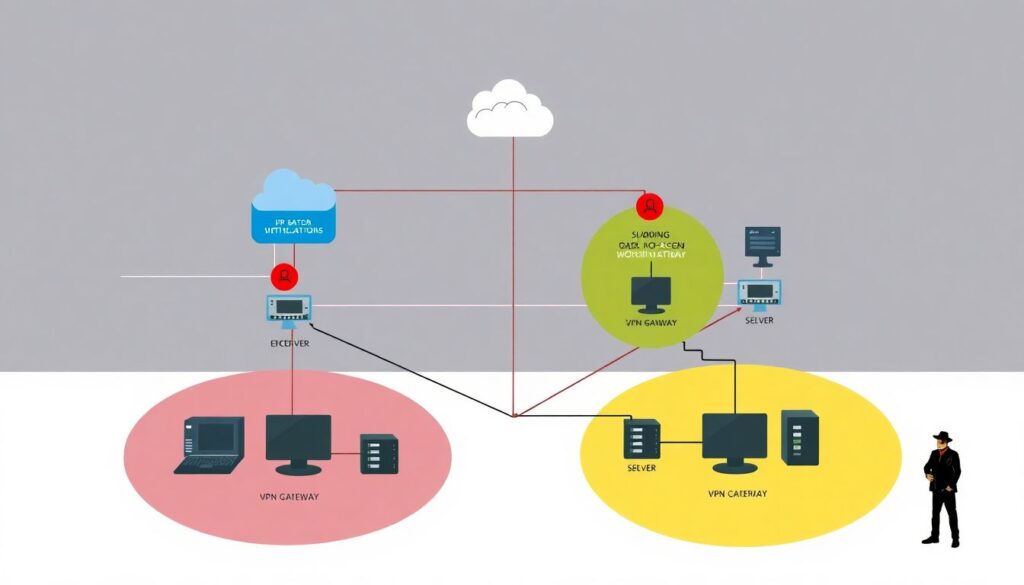 Segurança em acesso remoto à infraestrutura cloud: VPN, ZTNA e identidade federada - иллюстрация
