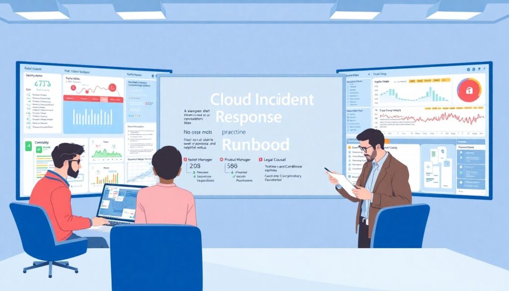 Como criar um runbook de resposta a incidentes específico para ambientes cloud - иллюстрация