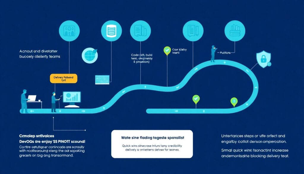 Cisões entre DevOps e Segurança: introduzindo DevSecOps sem travar o pipeline de entrega - иллюстрация