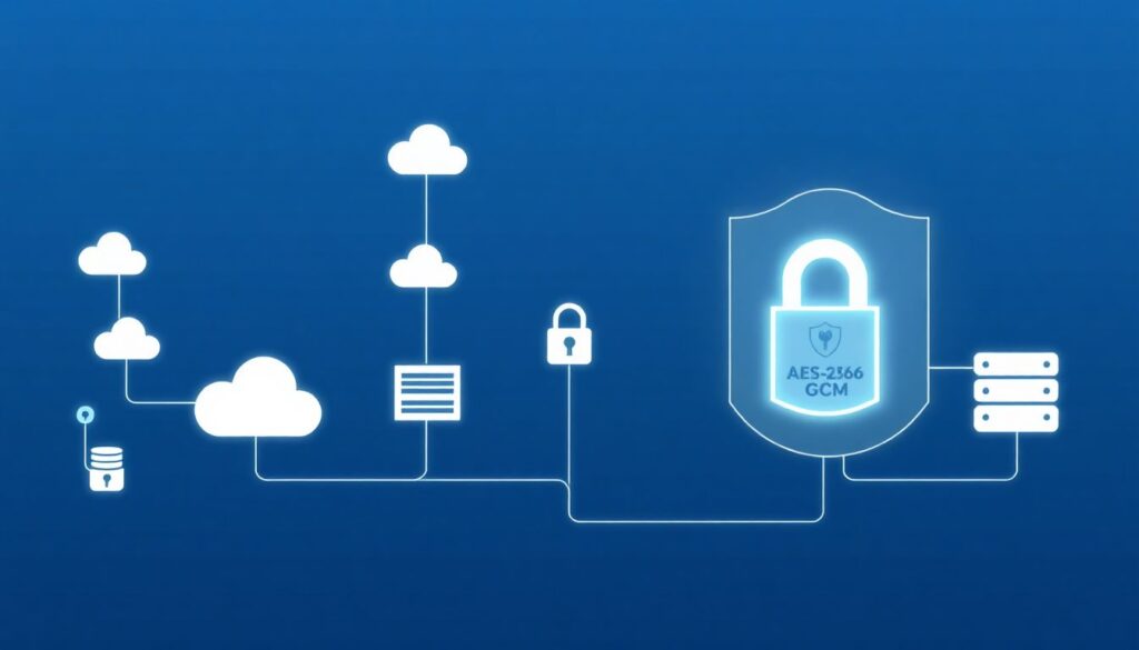 Proteção de dados em repouso e em trânsito na nuvem: algoritmos, TLS, HSM e criptografia end‑to‑end - иллюстрация