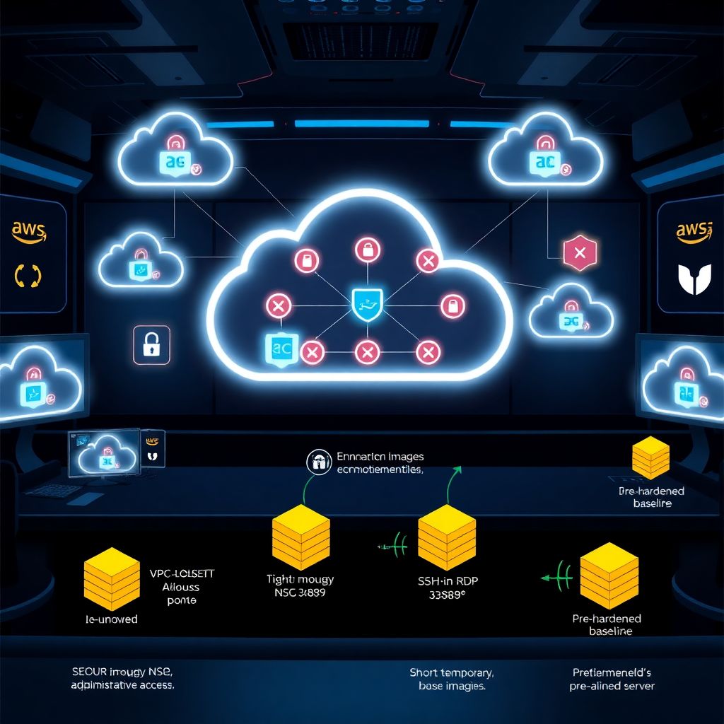 Practical hardening guide for cloud instances on Aws, azure and Gcp
