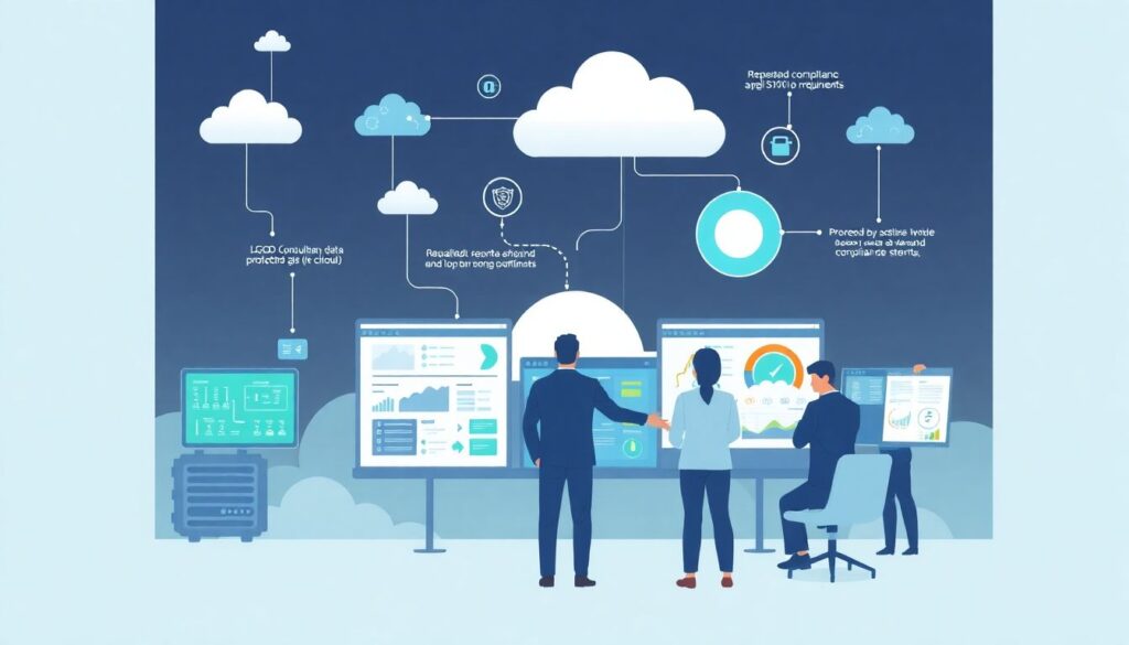 Como preparar seu ambiente cloud para auditorias de compliance (LGPD, ISO 27001, PCI-DSS) - иллюстрация