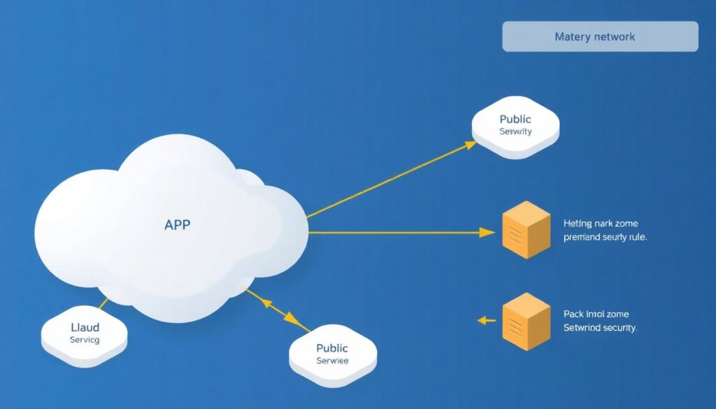 Segurança em redes virtuais na nuvem: design seguro de VPC/VNet, segmentação, firewalls e microsegmentação - иллюстрация