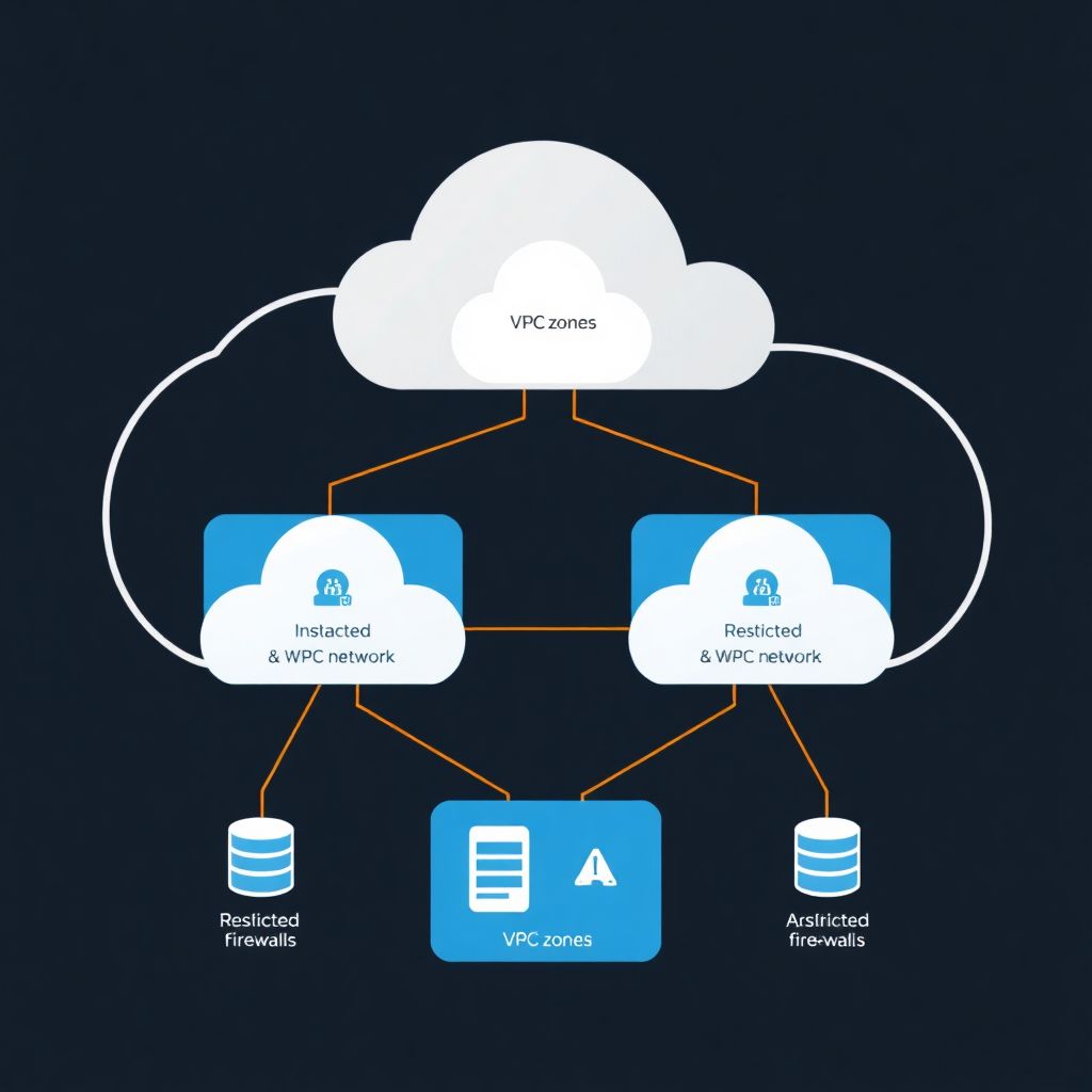 Cloud virtual network security: secure vpc/vnet design, segmentation and firewalls