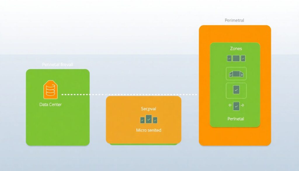 Estratégias avançadas de segmentação de rede e microsegmentação em cloud pública - иллюстрация