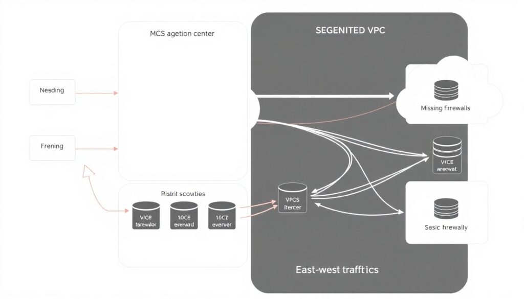 Estratégias avançadas de segmentação de rede e microsegmentação em cloud pública - иллюстрация