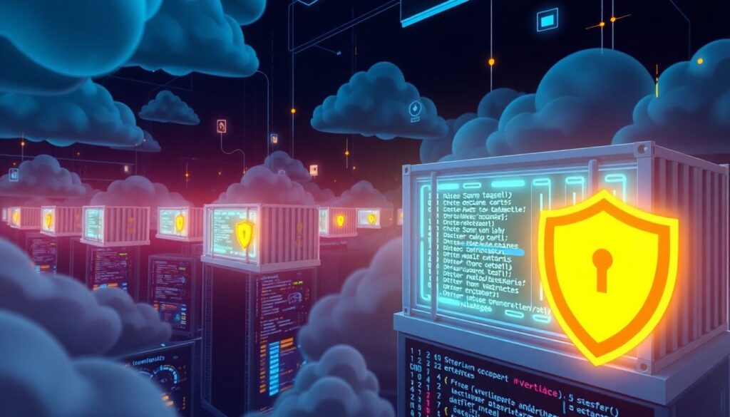 Segurança em containers na cloud: comparação entre soluções de scanning e runtime protection - иллюстрация