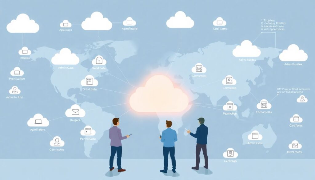 Tendências em cibersegurança cloud para o próximo ano: ameaças emergentes e novas defesas - иллюстрация