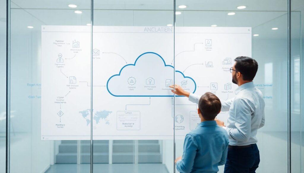 Guias de migração segura para cloud: checklist de segurança antes, durante e depois - иллюстрация