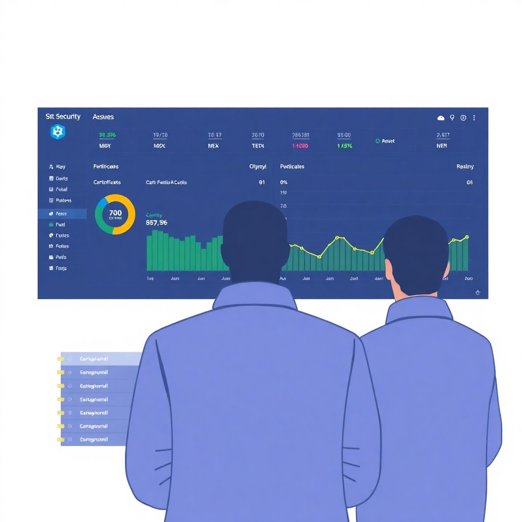 Key and secret management in complex cloud environments with secure certificates