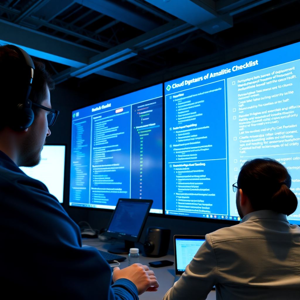 Security checklists for safe cloud application deployment | practical manual