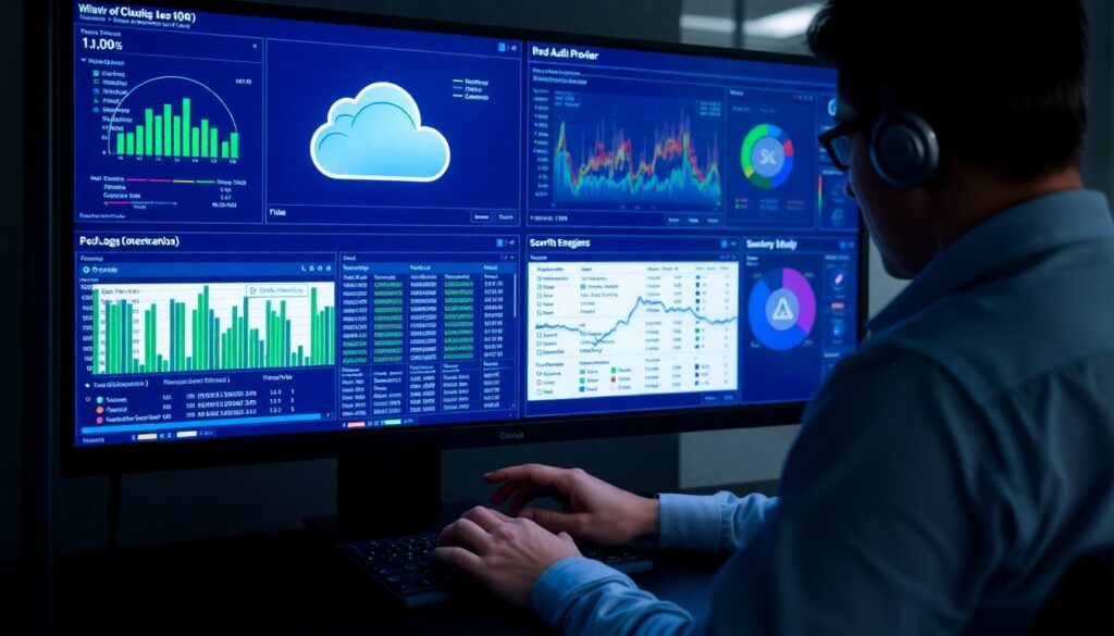 Monitoramento contínuo de segurança em cloud: métricas, logs, alertas e correlação de eventos - иллюстрация
