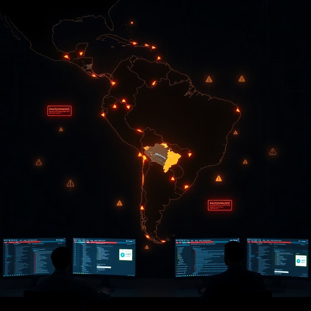 Brasil lidera ataques de ransomware na américa latina em 2026